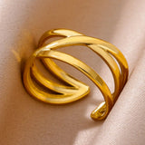 Classic Gold Band Ring - Style 10