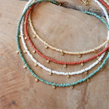 Seed Bead Flower Choker