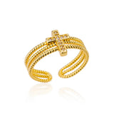 Classic Gold Band Ring - Style 7