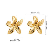 Hypoallergenic Vintage Flower Studs
