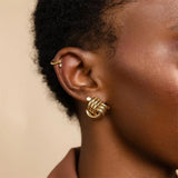 Twisted Knot Stud Earrings