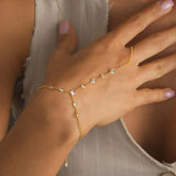 Waterdrop CZ Zircon Link Bracelet