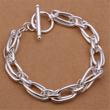 Sterling Silver Solid Chain Bracelet