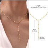 Grace Y-Drop Lariat Necklace
