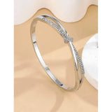 Crystal Pavé Bangle Bracelet