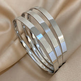 18K Gold-Plated Bangle Set (3-Piece)