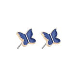 Enamel Flower Stud Earrings