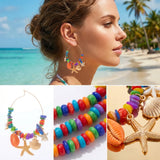 Rainbow Hoop Earrings