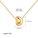 Mini Bubble Initial Necklace