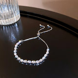 Crystal Wave Bangle Bracelet