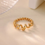 Zircon Geometric Twist Ring
