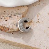 Zircon Double Layer C-Shape Ear Clip