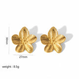 Hypoallergenic Vintage Flower Studs