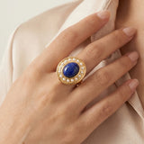 Lapis Lazuli Oval Ring