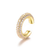 Celestia Pavé Ear Cuff – No Piercing Sparkle Hoop