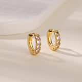 Cubic Zirconia U-Shape Studs