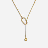 Carmen Modern Lariat Necklace