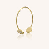 Rachel Classic Gold Crystal Bangle