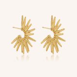 Starburst Hoop Earrings