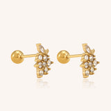 Vina Gold Cluster Studs