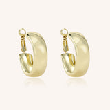 Cassie Gold Hoops