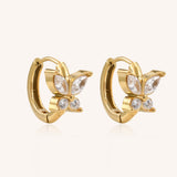 Mini Butterfly Hoops