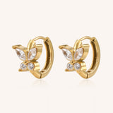 Mini Butterfly Hoops