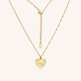 Starburst Heart Necklace