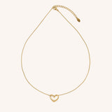 Abstract Heart Necklace