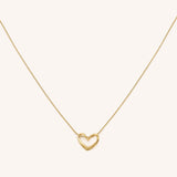 Abstract Heart Necklace