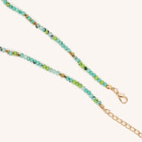 Colorful Beaded Charm Necklace