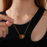 Crystal Time Necklace