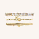 Champagne Crystal Stacking Set