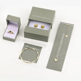 Mixed Sized Gold Beads and Pearls Stacking Set