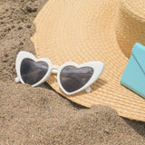 White Heart Sunglasses