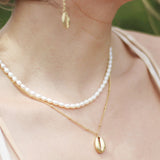 Ariel Gold Vermeil Pearl Necklace